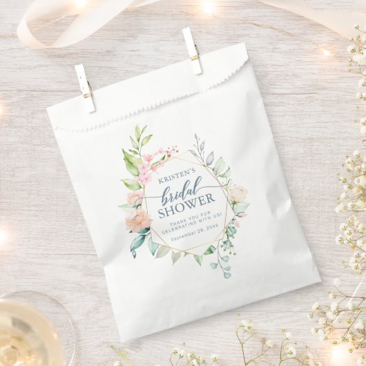 Geometrische goudpasta's Vrijgezellenfeest Bedankzakje (Geknipt)