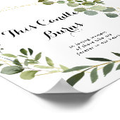 Geometrische goudtropische kaars Dit kaars brandt Poster (Hoek)