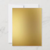 Geometrische goudVrijgezellenfeest Eucalyptus Smal Kaart (Achterkant)
