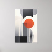 Geometrische Gradiënt Canvas Afdruk (Voorkant)