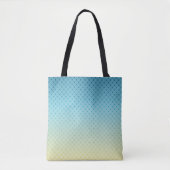 Geometrische, gradiënt, Ombre, kleurrijk, blauw en Tote Bag (Voorkant)