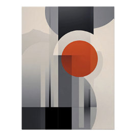 geometrische gradiënt perfect poster