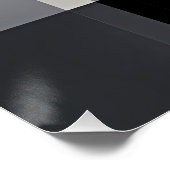 geometrische gradiënt perfect poster (Hoek)