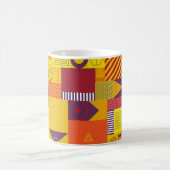 geometrische grafische abstracte achtergrond,  sle koffiemok (Center)