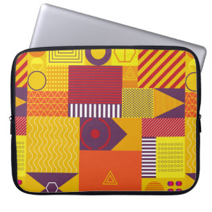 geometrische grafische abstracte achtergrond,  sle laptop sleeve