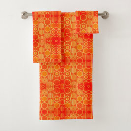 Geometrische Grafische Motief Moderne Trend Bad Handdoek