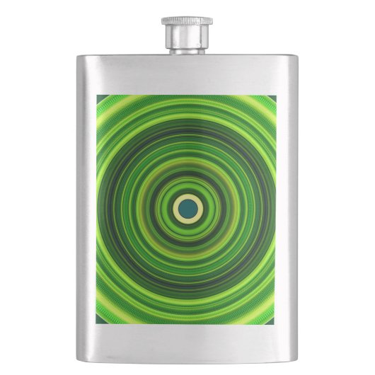 Geometrische Greena Mandala Design-64055 Flacon (Voorkant)
