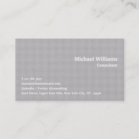Geometrische grijs Gecontroleerd Patroon Modern Tr Visitekaartje (Voorkant)