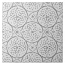 Geometrische grijspatronen Abstracte cirkels