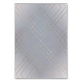 Geometrische grijze Gatsby Weddenschappen Kaart (Achterkant)