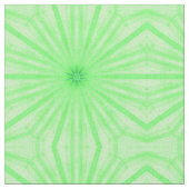 Geometrische groene caleidoscoop spaken aangepaste stof (Close Up)