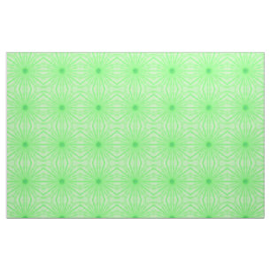 Geometrische groene caleidoscoop spaken aangepaste stof