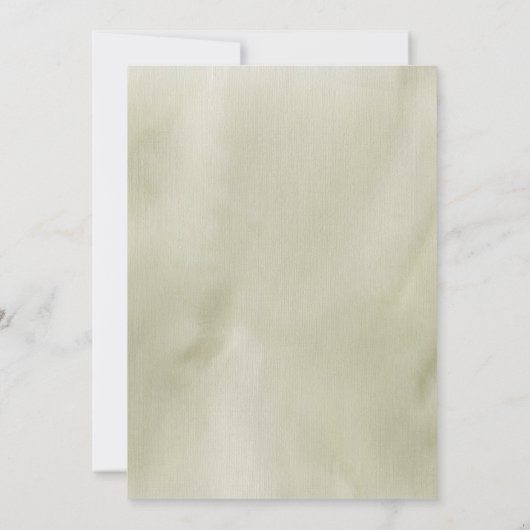 Geometrische Groene Tropische Bladeren Bruiloft Kaart (Achterkant)