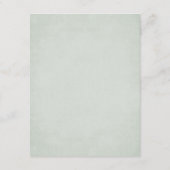 Geometrische groenery Modern Gold Succulent Weddin Informatiekaartje (Achterkant)