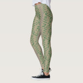 geometrische groentinten met driehoeken leggings (Links)