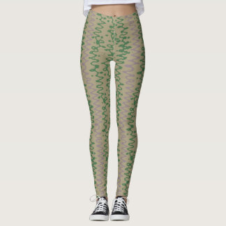 geometrische groentinten met driehoeken leggings