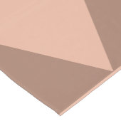 Geometrische grote driehoeken Mocha Mousse Dusty P Korte Tafelloper (Hoek)