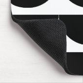 Geometrische halve cirkel Muismat (Hoek)