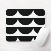 Geometrische halve cirkel Muismat (Met muis)