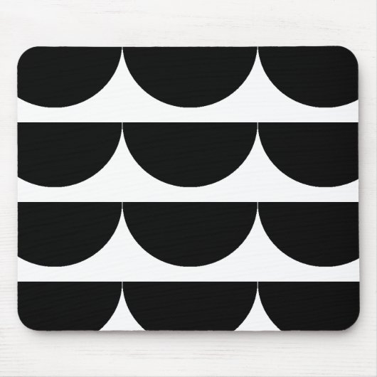 Geometrische halve cirkel Muismat (Voorkant)