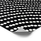 Geometrische halve cirkels: eenvoudig patroon. poster (Hoek)