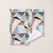 Geometrische handdoekset bad handdoek (Wasdoekje)