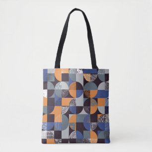 Geometrische handgetekende: Creatieve naadloze doe Tote Bag