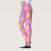 Geometrische Harlequin Carnaval Leggings (Links)