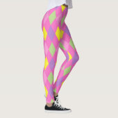 Geometrische Harlequin Carnaval Leggings (Rechts)
