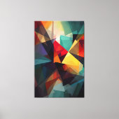 Geometrische harmonie - Abstracte canvasafdruk Canvas Afdruk (Voorkant)