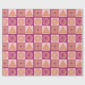 Geometrische Harmonie - Cadeaupapier (Vlak)