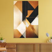 Geometrische harmonie canvas afdruk (Insitu (Woonkamer))