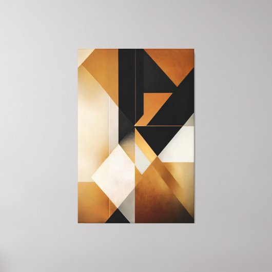 Geometrische harmonie canvas afdruk (Voorkant)