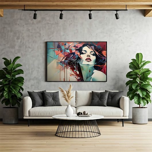 Geometrische Harmonie Canvas Afdruk
