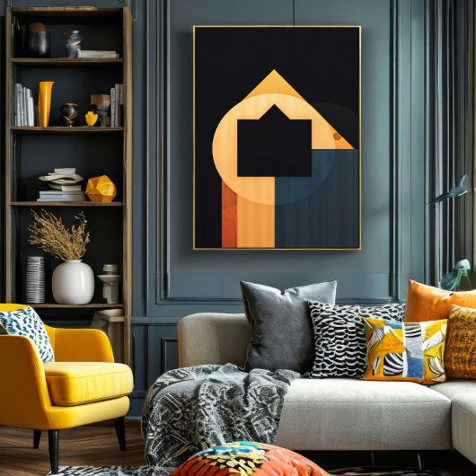 Geometrische Harmonie Canvas Afdruk