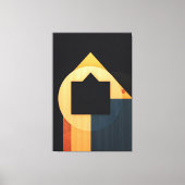 Geometrische Harmonie Canvas Afdruk (Voorkant)