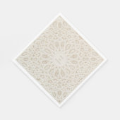 Geometrische harmonie gepersonaliseerde bruiloft s servet (Hoek)