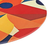 Geometrische Harmonie: Kunstzinnig Ontwerp Snijplank (Hoek)