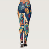 Geometrische harmonie leggings (Achterkant)