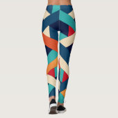 Geometrische harmonie leggings (Achterkant)