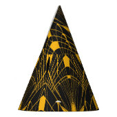 Geometrische harmonie: ontwerp van digitaal Orname Feesthoedjes (Links)