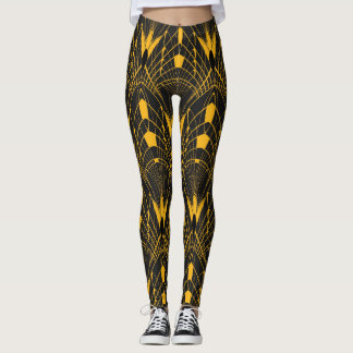 Geometrische harmonie: ontwerp van digitaal Orname Leggings