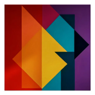 Geometrische Harmonie Perfect Poster