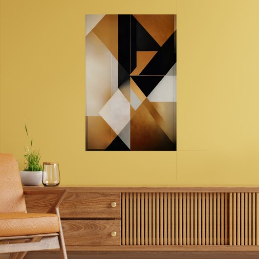 Geometrische Harmonie Poster (Woonkamer 2)