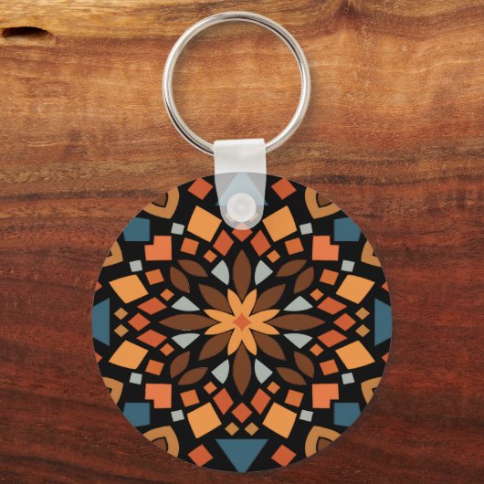 Geometrische Harmonie Sleutelhanger (Achterkant)