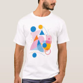 Geometrische harmonie t-shirt (Voorkant)
