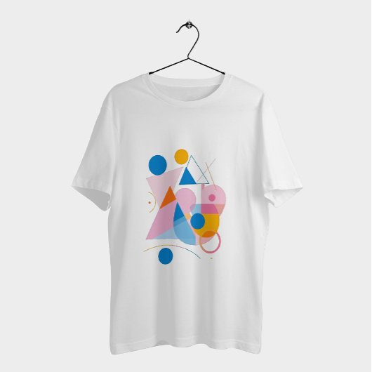 Geometrische harmonie t-shirt