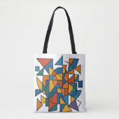 Geometrische harmonie tote bag (Voorkant)