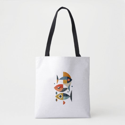 Geometrische Harmonie Tote Bag (Voorkant)