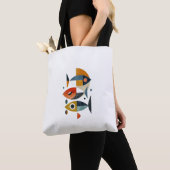 Geometrische Harmonie Tote Bag (Dichtbij)